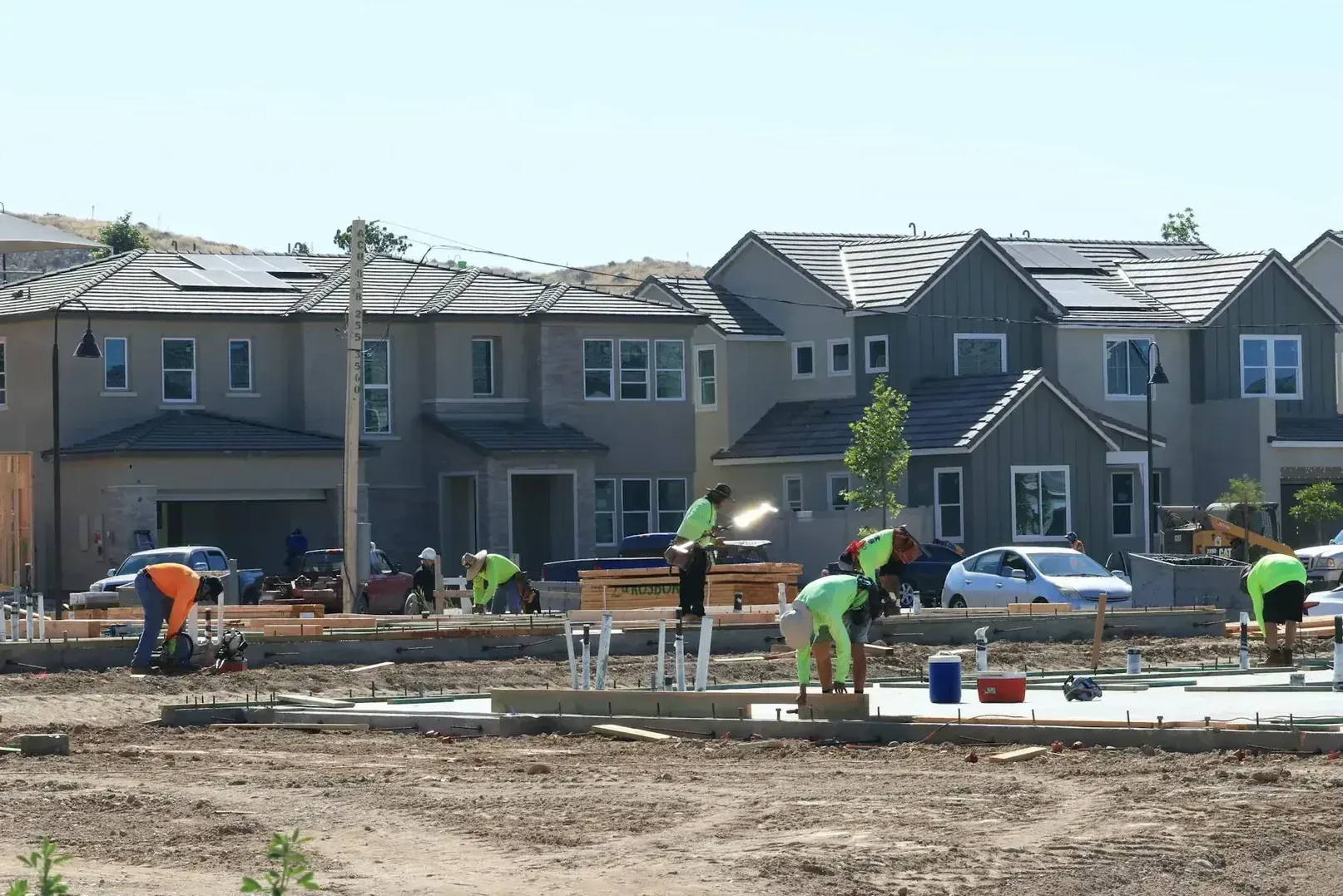Our roofing team at work