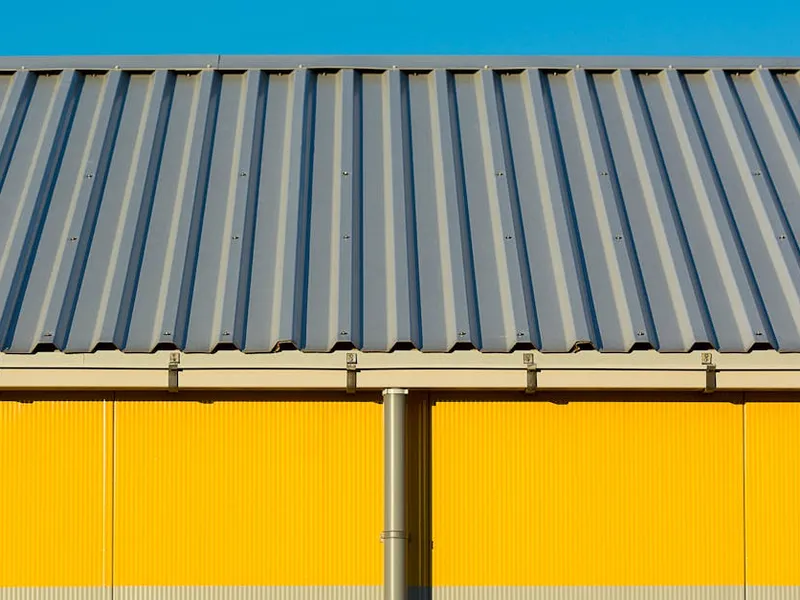 metal roofing project completed